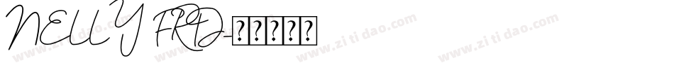 NELLY FRD字体转换